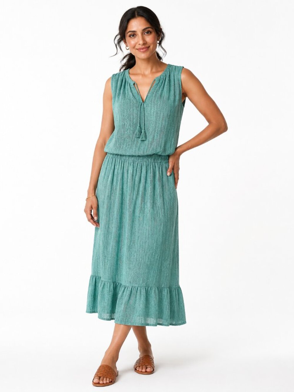 prAna Sentinel Maxi Dress Blue Size M Boho Summer Vacation Festival